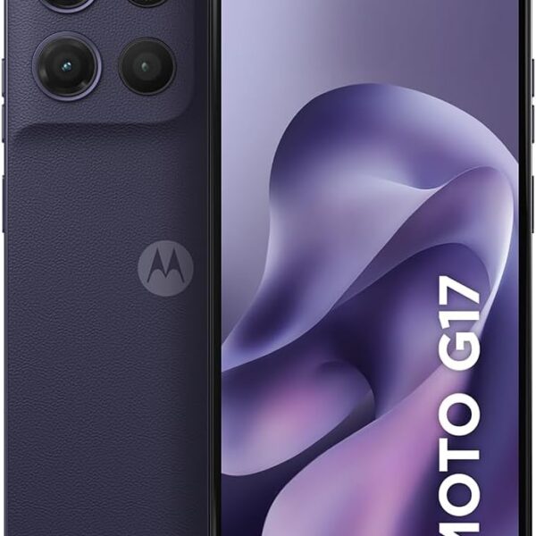 Smartphone Motorola Moto G17 4G: 256GB, 12GB RAM, câmera 50MP, bateria 5200mAh e tela FHD+ para mais desempenho.
