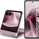 Smartphone Motorola Razr 70 5G 256GB: tela dobrável de 6,9", resistência Gorilla Glass Victus e bateria de longa duração.