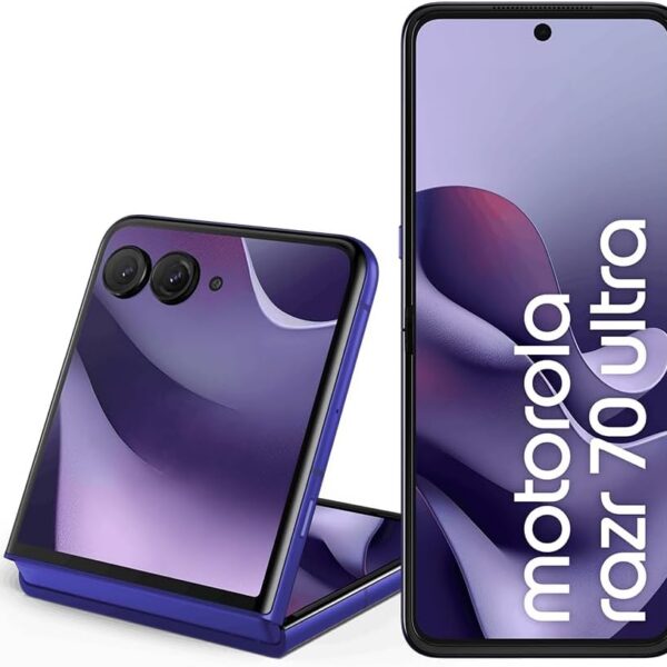 Smartphone Motorola Razr 70 Ultra 5G 512GB 24GB Roxo: mais potência, câmeras incríveis e tela dobrável para comprar agora.