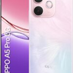Smartphone OPPO A5 Pro 5G 256GB 8GB Ram IP69 50MP AI Câmera Bateria 5800mAh NFC Rosa Pastel