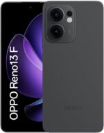 Smartphone Oppo Reno 13 F 256GB 12GB Grafite com bateria 5800mAh e carregamento rápido de 45W.
