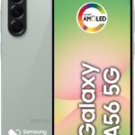 Smartphone Samsung Galaxy A56 5G 128GB, 8GB RAM, Câmera 50MP, IP67, Super AMOLED 6.7", Recursos AI, Verde