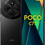 Smartphone Xiaomi Poco C75 NFC 8GB 256GB Preto: desempenho e armazenamento para comprar agora.