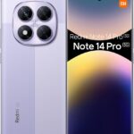 Smartphone Xiaomi Redmi Note 14 Pro 5G Lavender Purple (Roxo Lavanda) 12GB RAM 512GB ROM NFC