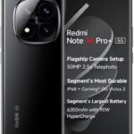Smartphone Xiaomi Redmi Note 14 Pro+ Plus 5G Preto 8GB RAM 256GB ROM NFC Modelo 24115RA8EG
