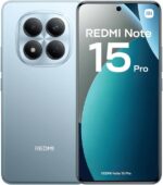 Smartphone Xiaomi Redmi Note 15 Pro 5G 512GB 8GB Azul com câmera 200MP, bateria 6580mAh e tela AMOLED 120Hz
