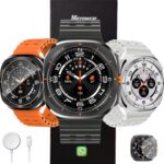 Smartwatch Microwear MA27 Ultra 47mm: estilo, GPS conectado e IP68 para mais praticidade no dia a dia.