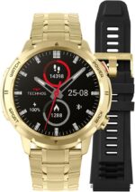 Smartwatch Technos Connect Sports Call Dourado com chamada telefônica para mais praticidade no dia a dia