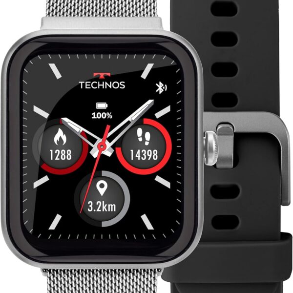 Smartwatch Technos Masculino Connect Max TMAXAB/5K: estilo e tecnologia para monitorar seu dia a dia com praticidade.