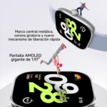 Smartwatch Xiaomi Redmi Watch 4 Hyper OS com resistência a choque e design robusto na cor Obsidian Black. - Imagem 2