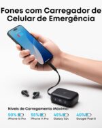 Soundcore P41i Anker: fone Bluetooth ANC com powerbank integrado e 192h de bateria - Imagem 2