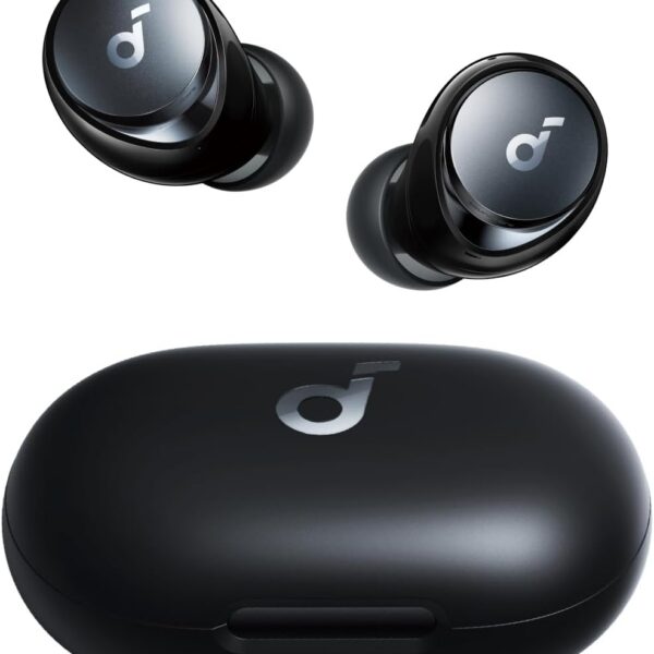 Soundcore Space A40: fone Bluetooth com ANC adaptativo, 50h de bateria, áudio Hi-Res e conforto premium.