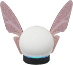 Splin Suporte Stand Mesa para Alexa Echo Dot 5 rosa: design elegante, encaixe seguro e toque decorativo exclusivo para seu ambiente.