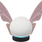 Splin Suporte Stand Mesa para Alexa Echo Dot 5 rosa: design elegante, encaixe seguro e toque decorativo exclusivo para seu ambiente.