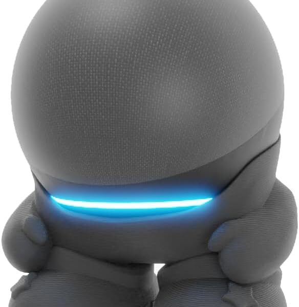 Splin Suporte Stand para Echo Dot 5 Dot Joy: compacto, montado e pronto para valorizar sua Alexa com estilo.