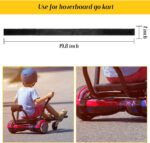 Sumind 8 Peças de Alças Ajustáveis para Hoverboard: fixação segura em nylon com velcro para kart e scooter 2 rodas. - Imagem 2