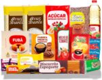 Super Cesta Básica Completa 17 Itens: alimentos essenciais para compra, consumo ou doação com ótimo custo-benefício