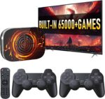 Super Console X4 Plus Retro Game Console Pre-Built-in 65000+Games, Retro Game Console With 65+ emulators,EmuELEC 4.6/Android 11.0/CoreE,S905x4,4K UHD Display
