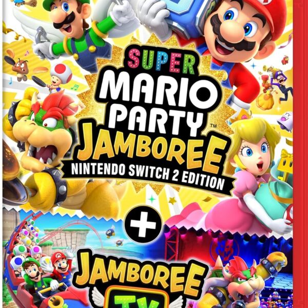 Super Mario Party Jamboree Nintendo Switch 2 Edition: diversão inédita com Jamboree TV, mais modos e gráficos melhorados.