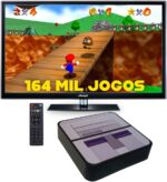 Super Retro Snes 64 Edição Especial: 164 mil jogos, atualizado 2026, Smart Plus e compatível com Android