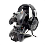 Suporte 2 Controles Xbox One S X Series Fone Ouvido/headphone (Preto)