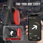 Suporte Airtag para bicicleta oculto, antirroubo e refletor, compatível com Apple Airtag e Garmin Varia - Imagem 2