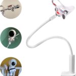 Suporte Câmera Babá Eletrônica Flexível Ajustável Universal: visão ampla, fácil instalação e compatibilidade com diversos modelos.