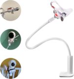 Suporte Câmera Babá Eletrônica Flexível Ajustável Universal: visão ampla, fácil instalação e compatibilidade com diversos modelos.