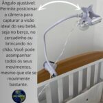 Suporte Câmera Babá Eletrônica Flexível Ajustável Universal: visão ampla, fácil instalação e compatibilidade com diversos modelos. - Imagem 2