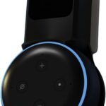 Suporte Splin para Echo Dot 3: compacto, leve na tomada e durável, com encaixe perfeito e cabo escondido