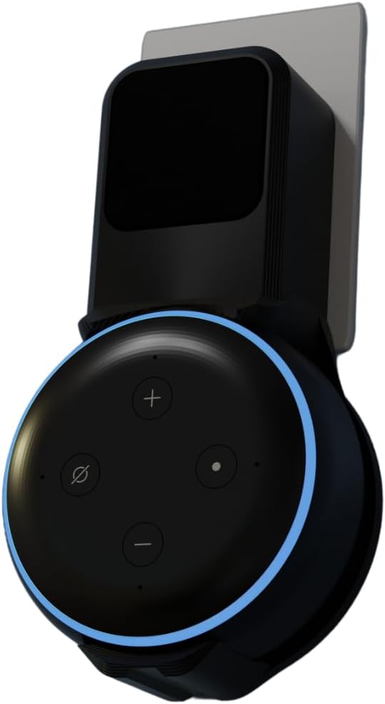 Suporte Splin para Echo Dot 3: compacto, leve na tomada Suporte Splin para Echo Dot 3: compacto, leve na tomada e durável, com encaixe perfeito e cabo escondido