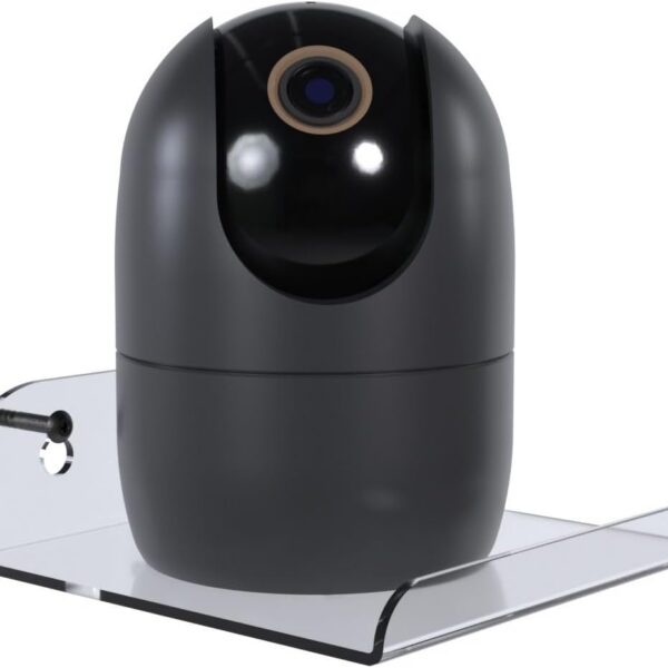 Suporte Tipo Prateleira para Câmera Wi-Fi e Babá Eletrônica Taktark Intelbras: fixação segura, instalação fácil e design discreto.