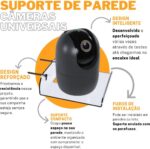 Suporte Tipo Prateleira para Câmera Wi-Fi e Babá Eletrônica Taktark Intelbras: fixação segura, instalação fácil e design discreto. - Imagem 2