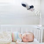 Suporte Universal Babá Eletrônica Compatível Bebê com haste flexível e fixação segura para melhor posicionamento do monitor. - Imagem 2