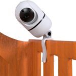 Suporte angulável com presilha para câmera OiVida YCC365PLUS: fixação segura, ajuste fácil e instalação sem furos.