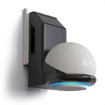 Suporte de Tomada Sculpy para Alexa Echo Dot 5ª Geração: organiza, economiza espaço e preserva o som.