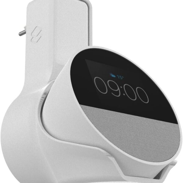 Suporte de Tomada para Amazon Echo Spot: mais organização, instalação simples e encaixe seguro para seu Alexa.