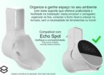 Suporte de Tomada para Amazon Echo Spot: mais organização, instalação simples e encaixe seguro para seu Alexa. - Imagem 2