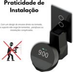 Suporte de Tomada para Echo Spot Alexa Stephan: instalação fácil, organização sem fios e design moderno para sua casa. - Imagem 2