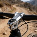 Suporte de guidão CNC leve e resistente para mountain bike, com direção mais precisa e segura em alta velocidade