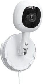 Suporte de parede Nanit Pro 1080p HD: fixação estável e visão ampla para sua babá eletrônica inteligente.