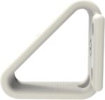 Suporte de parede para babá eletrônica e câmera WiFi com ângulo de 45°, fixação segura e prática para melhor visualização. - Imagem 2