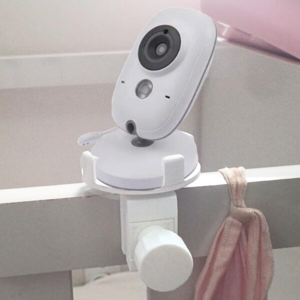 Suporte para Babá Eletrônica TakTark VB603 com largura ajustável e proteção para berço