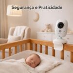 Suporte para Babá Eletrônica VB603: fixação segura, encaixe 7cm e compatibilidade com modelos similares. - Imagem 2