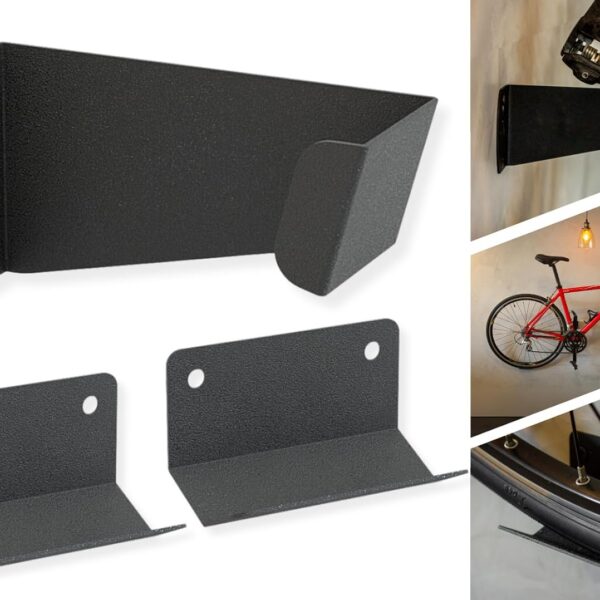 Suporte para Bicicleta Parede TL PRO: organize sua bike na horizontal com aço resistente, durável e fácil instalação.