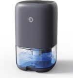 TABYIK Desumidificador pequeno para quarto, banheiro, desumidificadores portáteis para casa, quarto, trailer, armário, removedor de umidade compacto silencioso para espaços pequenos, com desligamento