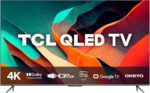 TCL QLED TV 55” C635 4K UHD Google TV, 120Hz-DLG, DOLBY VISION+ATMOS, Onkyo, com Wifi dual band e Bluetooth integrados, Comando de voz à distância, Google Assistant e design sem bordas - Imagem 2