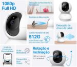 TP-Link Tapo C200: câmera Wi-Fi 360° 1080p com visão noturna e áudio bidirecional para sua segurança. - Imagem 2