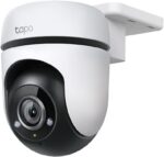 TP-Link Tapo C500: câmera externa Wi-Fi 360°, 1080p, visão noturna colorida e áudio bidirecional para mais segurança.