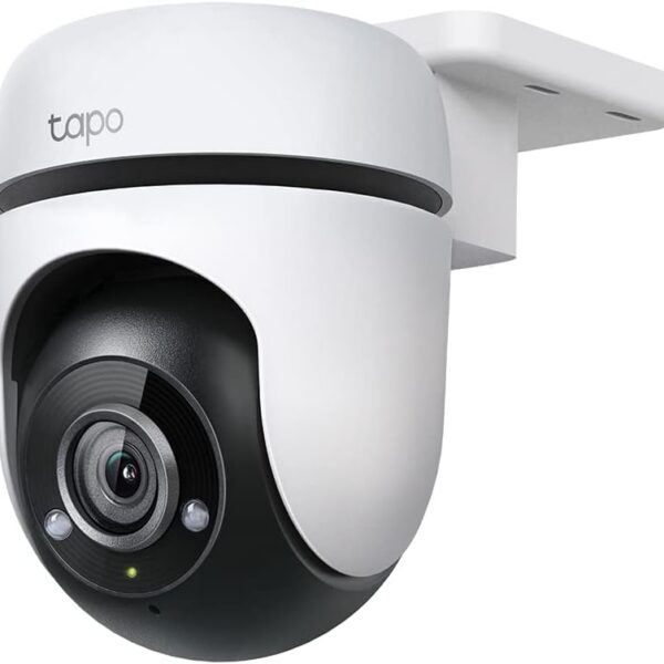 TP-Link Tapo C500: câmera externa Wi-Fi 360°, 1080p, visão noturna colorida e áudio bidirecional para mais segurança.